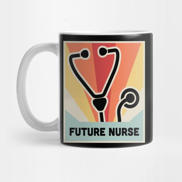 Vintage FUTURE NURSE | Nursing School Poster by MeatMan